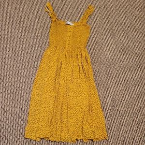 H&M Yellow Flowy Dress